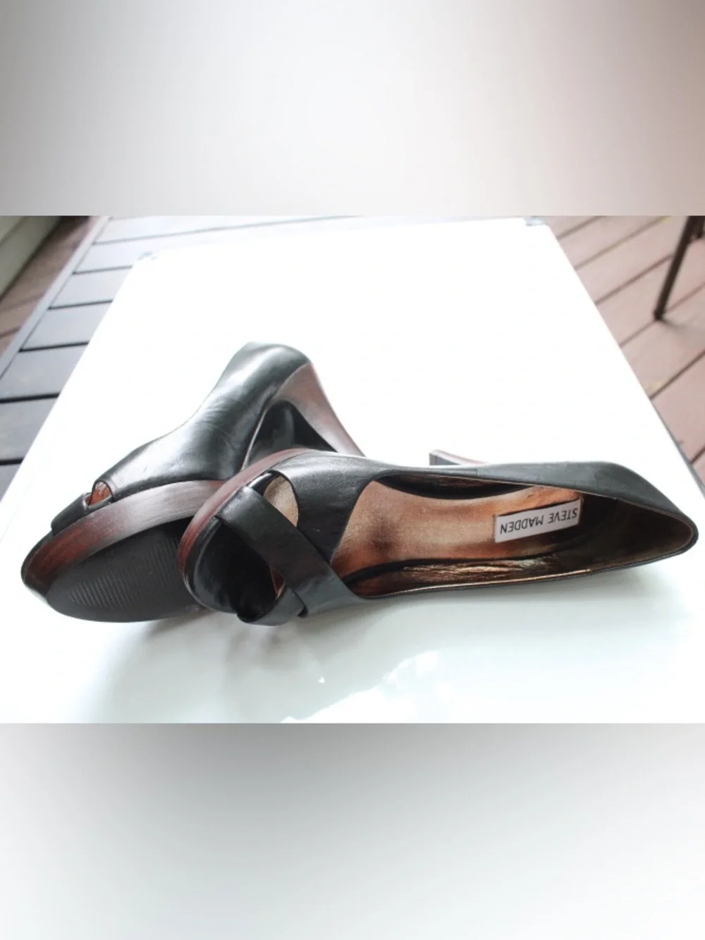Steve Madden Prowl peep toe pumps
